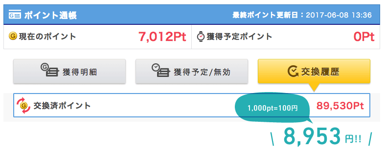 【実録】ポイントサイトで貯めた小銭が◯◯◯万円を超えました。 GetMoney!